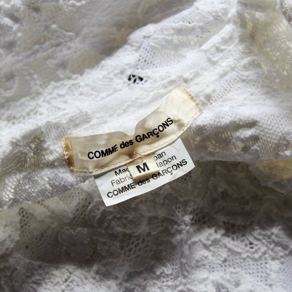 BNWT SS20 COMME DES GARCONS LACE TSHIRT M - Picture 9 of 11
